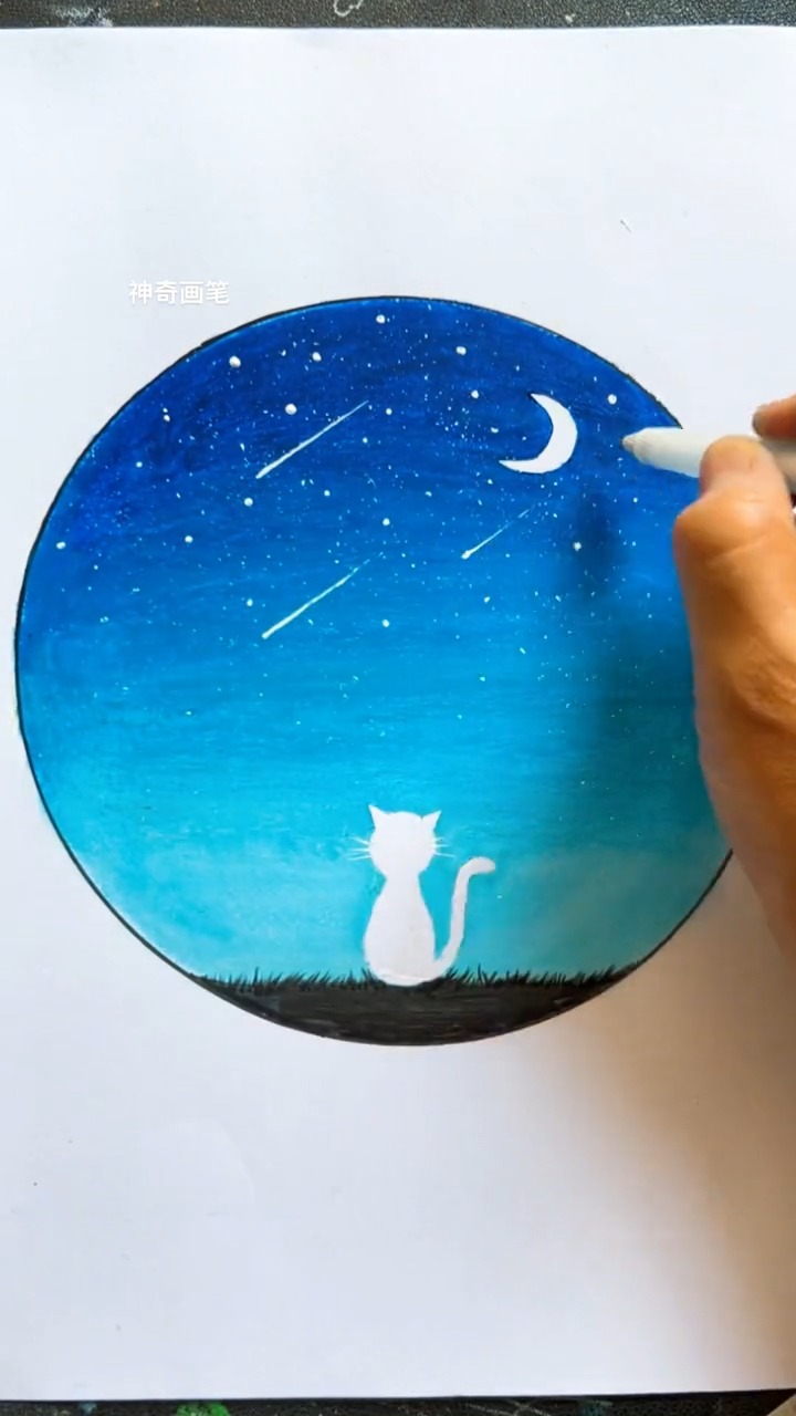 超级猫的奇幻之旅：从画笔到星空的飞翔
