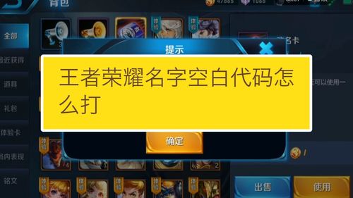 王者安卓系统空白名,揭秘神秘英雄背后的故